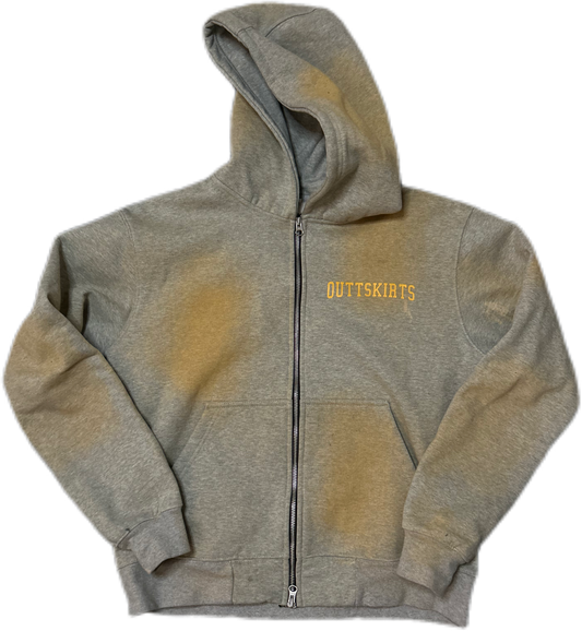 Grey “Modern Times” Zip Up